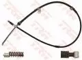  Hamulce postojowe: Linka hamulca ręcznego tył prawa TRW GCH2077