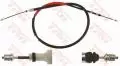  Hamulce postojowe: Linka hamulca ręcznego tył prawa TRW GCH2424