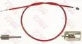  Hamulce postojowe: Linka hamulca ręcznego tył prawa TRW GCH2417