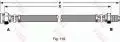  Elastyczne przewody hamulcowe: Przewód hamulcowy elastyczny przód lewy/prawy TRW PHB270