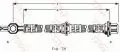  Elastyczne przewody hamulcowe: Przewód hamulcowy elastyczny przód lewy/prawy TRW PHD236