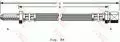  Elastyczne przewody hamulcowe: Przewód hamulcowy elastyczny tył lewy TRW PHB107
