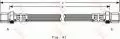  Elastyczne przewody hamulcowe: Przewód hamulcowy elastyczny tył lewy TRW PHA149