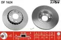  Tarcze hamulcowe: Tarcza hamulcowa przód lewa/prawa (ze śrubami) TRW DF1624