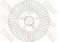 Tarcza hamulcowa przód lewa/prawa TRW DF6251, fot. 