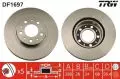 Tarcza hamulcowa przód lewa/prawa TRW DF1697, fot. 