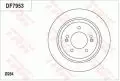 Tarcze hamulcowe: Tarcza hamulcowa tył lewa/prawa TRW DF7953