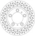  Tarcze hamulcowe: Tarcza hamulcowa tył lewa/prawa TRW DF6298S