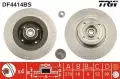  Tarcze hamulcowe: Tarcza hamulcowa z łożyskiem tył lewa/prawa (z pierścieniem nadajnika impulsów ABS) TRW DF4414BS