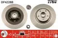  Tarcze hamulcowe: Tarcza hamulcowa z łożyskiem tył lewa/prawa (z pierścieniem nadajnika impulsów ABS) TRW DF4228BS