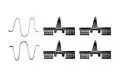  Dodatkowe elementy montażowe układu hamulcowego: Zestaw montażowy klocka hamulcowego tył TRW PFK329