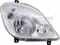 Reflektory i ich części: Reflektor lewy TYC 20-11814-35-2