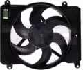 Wentylator chłodnicy i sprzęgło wiskotyczne: Wentylator chłodnicy, z obudową TYC 809-0014
