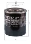 Filtr oleju: Filtr oleju Knecht OC 147