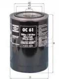  Filtr oleju: Filtr oleju Knecht OC 61