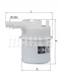  Filtr paliwa: Filtr paliwa Knecht KL 206