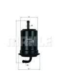 Filtr paliwa: Filtr paliwa Knecht KL 523