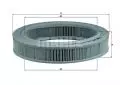  Filtr powietrza: Filtr powietrza Knecht LX 203