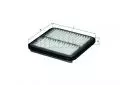  Filtr powietrza: Filtr powietrza Knecht LX 1023