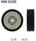  Napinacz paska (element napinający): Rolka napinająca pasek wielorowkowy VKM 31250 SKF