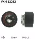 Napinacz paska (element napinajacy): Rolka napinająca paska rozrządu VKM 13262 SKF