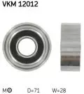 Napinacz paska (element napinajacy): Rolka napinająca paska rozrządu VKM 12012 SKF