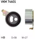 Napinacz paska (element napinajacy): Rolka napinająca paska rozrządu VKM 74601 SKF