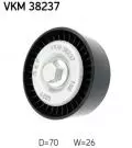 Rolka kierunkowa / prowadząca: Rolka prowadząca pasek wielorowkowy VKM 38237 SKF
