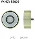 Rolka kierunkowa / prowadząca: Rolka prowadząca pasek wielorowkowy VKMCV 52009 SKF