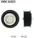 Rolka kierunkowa / prowadząca: Rolka prowadząca pasek wielorowkowy VKM 34023 SKF