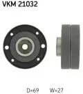 Rolka kierunkowa / prowadząca: Rolka prowadząca paska rozrządu VKM 21032 SKF