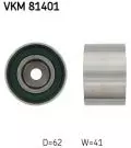 Rolka kierunkowa / prowadząca: Rolka prowadząca paska rozrządu VKM 81401 SKF