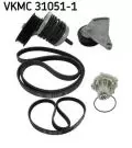 Zestaw paska rozrządu z pompą wody: Zestaw paska rozrządu + pompa cieczy VKMC 31051-1 SKF