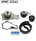 Zestaw paska rozrządu z pompą wody: Zestaw paska rozrządu + pompa cieczy VKMC 03141 SKF