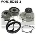 Zestaw paska rozrządu z pompą wody: Zestaw paska rozrządu + pompa cieczy VKMC 35215-3 SKF