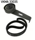 Zestaw paska klinowego wielorowkowego: Zestaw paska wieloklinowego VKMA 33035 SKF