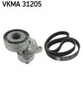 Zestaw paska klinowego wielorowkowego: Zestaw paska wieloklinowego VKMA 31205 SKF