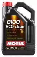 Oleje silnikowe: Olej silnikowy Motul 8100 ECO-CLEAN 0W30 5L