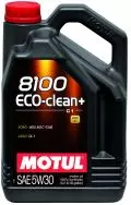 Oleje silnikowe: Olej silnikowy Motul 8100 ECO-CLEAN+ 5W30 5L