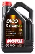 Oleje silnikowe: Olej silnikowy Motul 8100 X-CLEAN EFE 5W30 4L