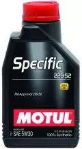  Oleje silnikowe: Olej silnikowy Motul SPECIFIC 229.52 5W30 1L