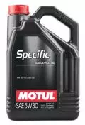 Oleje silnikowe: Olej silnikowy Motul SPECIFIC 504/507 0W30 5L