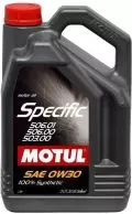 Oleje silnikowe: Olej silnikowy Motul SPECIFIC 506 01 506 00 503 00 0W-30 5L