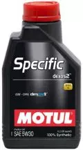 Oleje silnikowe: Olej silnikowy Motul SPECIFIC DEXOS2 5W30 1L