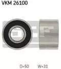 Rolka kierunkowa / prowadząca: Rolka prowadząca paska rozrządu SKF VKM 26100