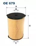  Filtr oleju: Filtr oleju wkład filtra Filtron OE 679