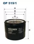  Filtr oleju: Filtr oleju Filtron OP 519/1