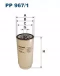 Filtr paliwa: Filtr paliwa Filtron PP 967/1