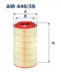  Filtry: Filtr powietrza Filtron AM 446/3S
