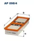 Filtr powietrza: Filtr powietrza Filtron AP 098/4